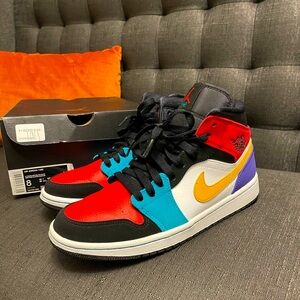 Multicolor Jordan 1 Retro Mid